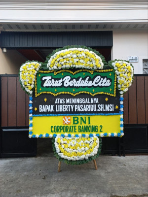 Papan Bunga Duka di Kemas Rindo