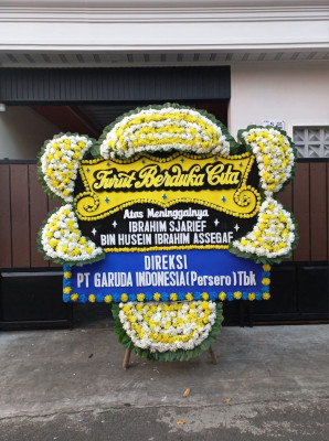 Papan Bunga Duka di Kemas Rindo