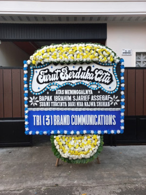 Papan Bunga Duka di Kemas Rindo